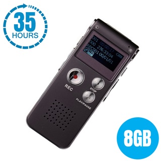 Máy ghi âm siêu nhỏ giá rẻ RV11- Bộ nhớ trong 8GB hỗ trợ ghi âm liên tục tới 35h