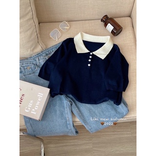 Len mongtoghi polo trơn phối cổ