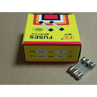 Cầu chì 10a 250v 6x30mm