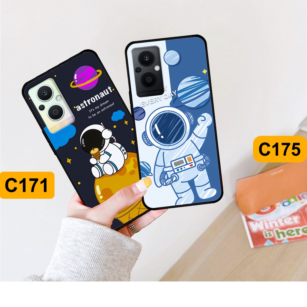 Ốp Oppo Reno 7 4G - Reno 7 5G / Reno 7Z 5G in hình astronaut, phi hành gia vũ trụ hottrend, độc đáo, cá tính.