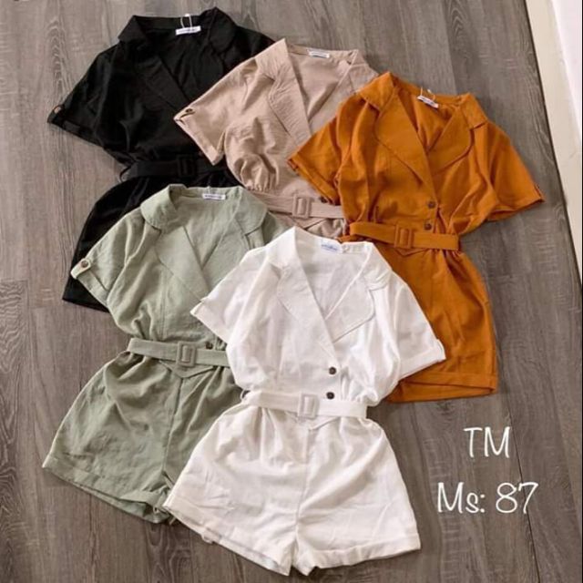 Set Jumpsuit đũi hot chất đẹp