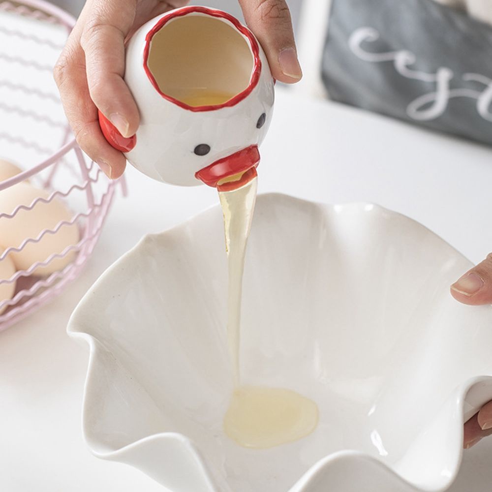 Dụng cụ tách lòng đỏ trứng mini bằng silicon nhiều màu sắc tùy chọn