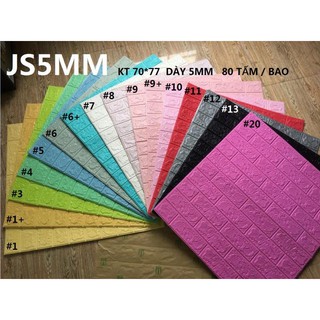 [Follow Shop] XỐP DÁN TƯỜNG GIẢ GẠCH 3D 4mm KT: 70 x 77cm