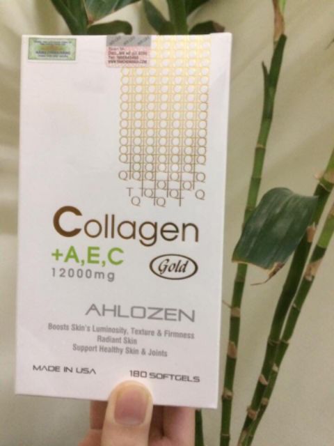 Viên uống collagen AEC  gold 12000mg ahlozen