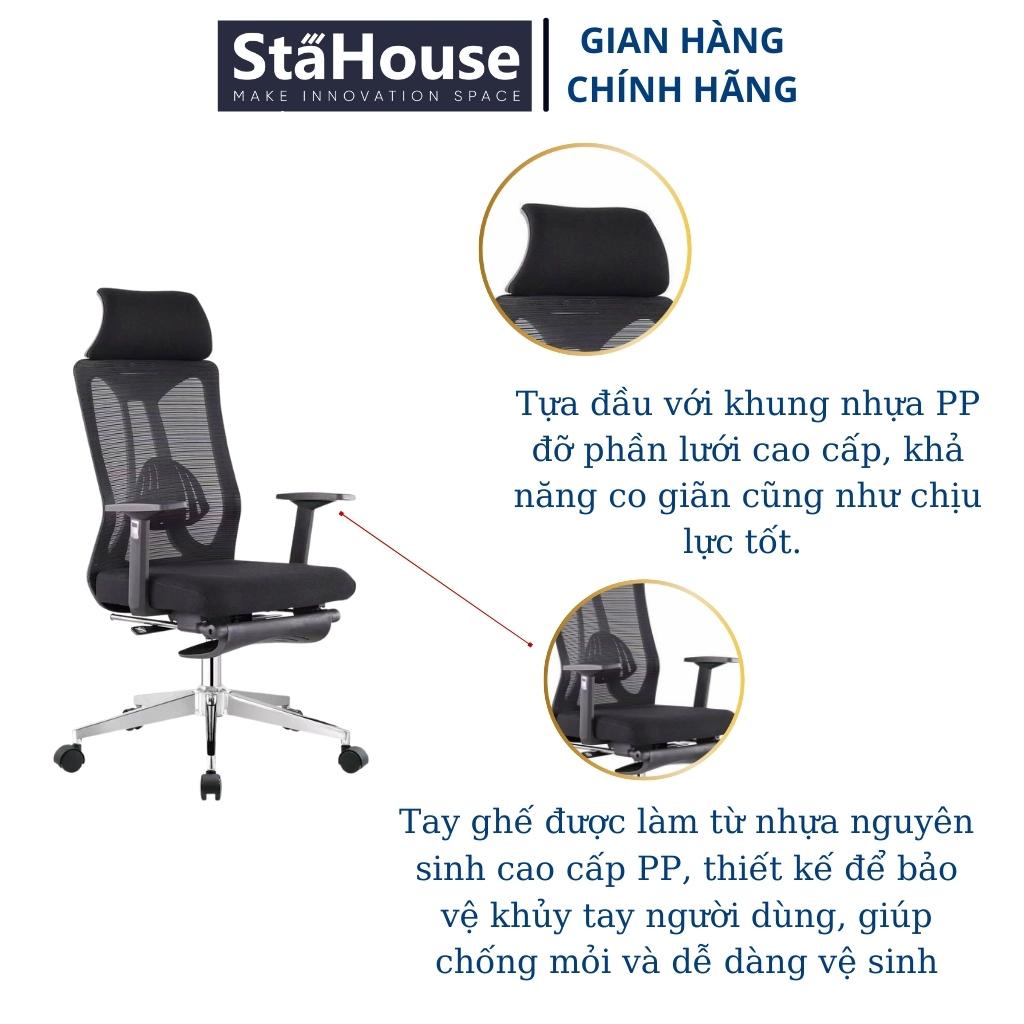 Ghế Công Thái Học Văn Phòng Ngả Lưng Thư Giãn Có Gác Chân, Làm Việc tại Nhà SE603 STAHOUSE