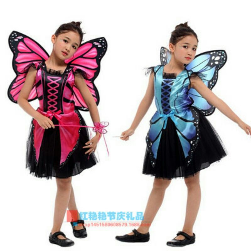 Trang phục hóa trang Halloween Công Chúa/Thiên thần cánh Bướm cho bé gái