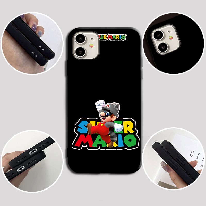 Ốp Điện Thoại Mềm In Hình Super Mario Cho Samsung S22 + S21 + S22 S21 S20 Ultra Plus FE 5G S10e S10 lite S9 S8 S7 S6 Edge Plus
