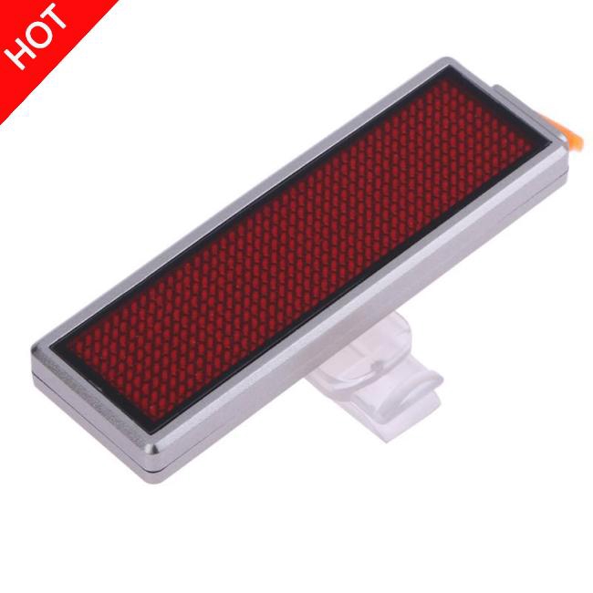 Đèn LED hậu xe đạp sạc USB chạy chữ lời nhắn DIY sáng tạo