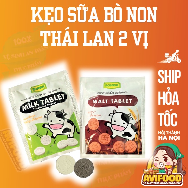 DATE MỚI Kẹo Sữa Bò Non Thái Lan 2 vị