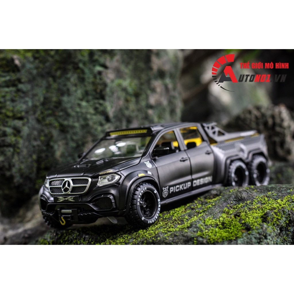 MÔ HÌNH XE MERCEDES X-CLASS 6X6 BLACK 1:32 CHIMEI MODEL 6927