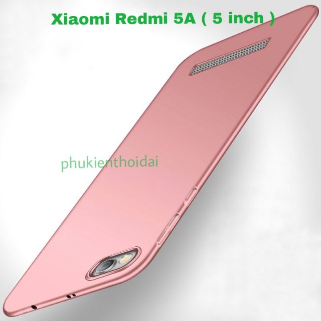 Xiaomi Redmi 5A ốp lưng nhựa nhung siêu mỏng cao cấp