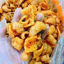 Tổng hợp da heo chiên giòn cháy tỏi