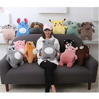 Gấu bông hoạt hình kèm ủ tay