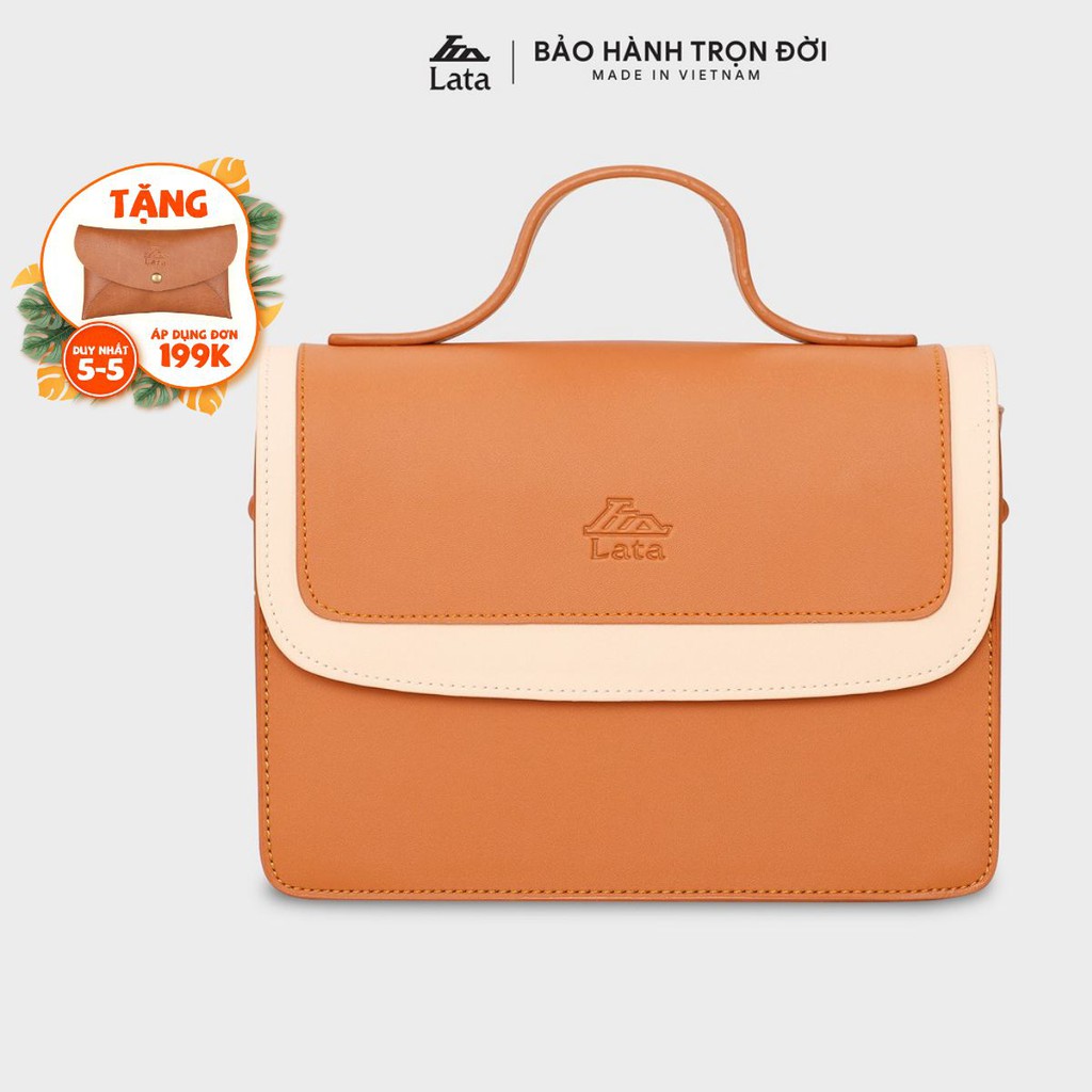 [Mã WABRBAGS giảm 20K đơn 99K] Túi đeo chéo nữ thời trang LATA HN80 nhiều màu