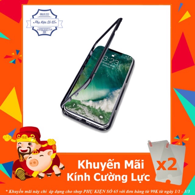Ốp hít nam châm 360 dành cho iPhone 6/7/8/6plus/7plus/8plus/x