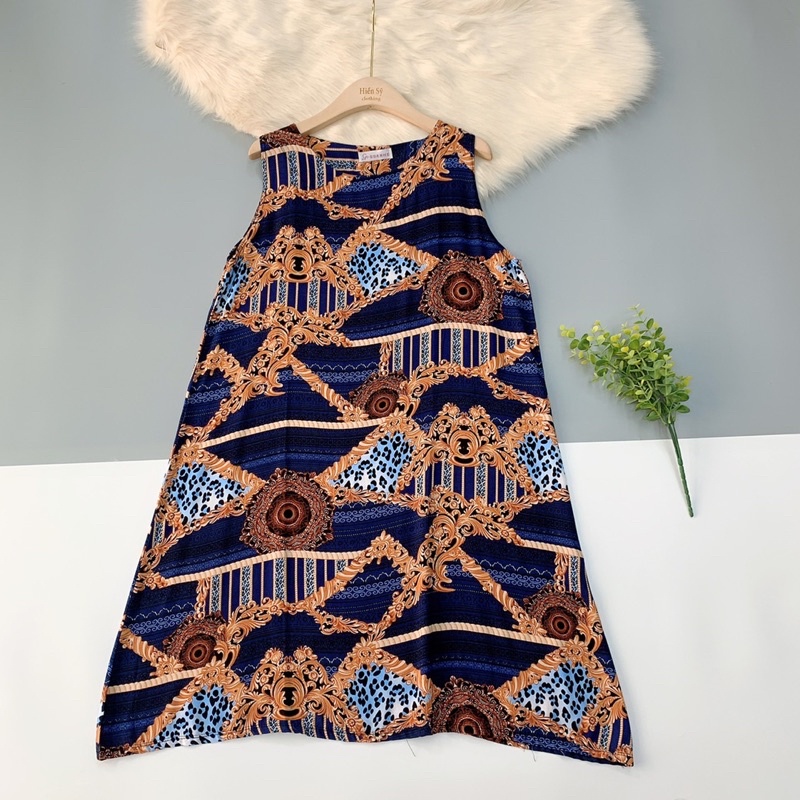 Váy lanh dáng chữ A | BigBuy360 - bigbuy360.vn