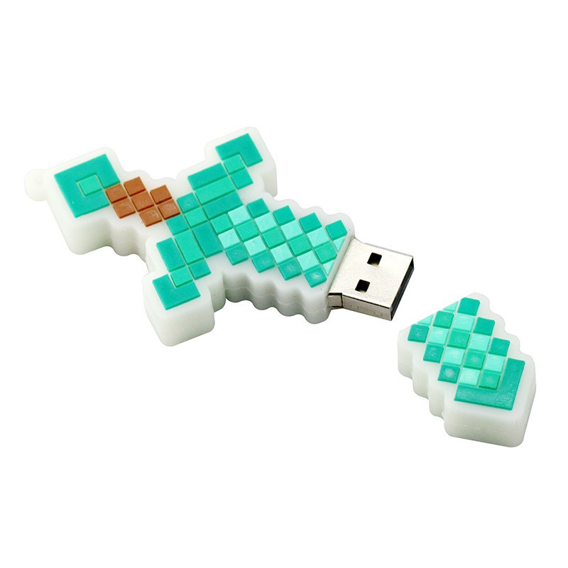 USB dung lượng 256Gb 128Gb 8Gb 16Gb 32Gb 64Gb hình cây kiếm hoạt hình