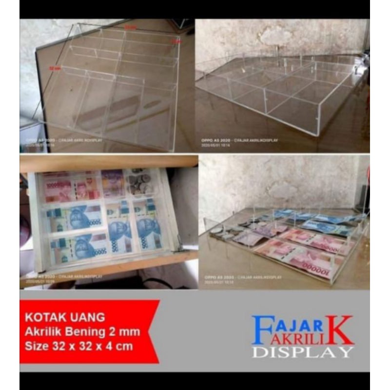 Ngăn Kéo Đựng Tiền Bằng Nhựa Acrylic Tiện Dụng