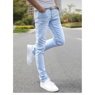 Quần Jean Nam Chất Bò-Hàng Cao Cấp Xanh Bạc Co Dãn-Mẫu Dạo Phố HOT Nhất 008