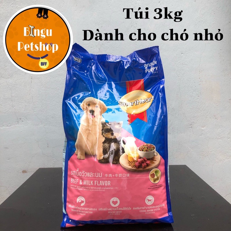 Smartheart Puppy 3Kg - Thức Ăn Hạt Cho Chó Con