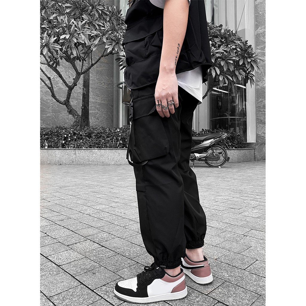 Quần Jogger Hộp - Hip Hop Cuff Cargo Streetwear