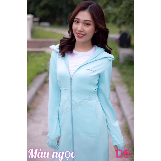 Áo chống nắng choàng măng tô chuẩn hãng vải Nhật nhập khẩu phom dài rộng đến gót chân
