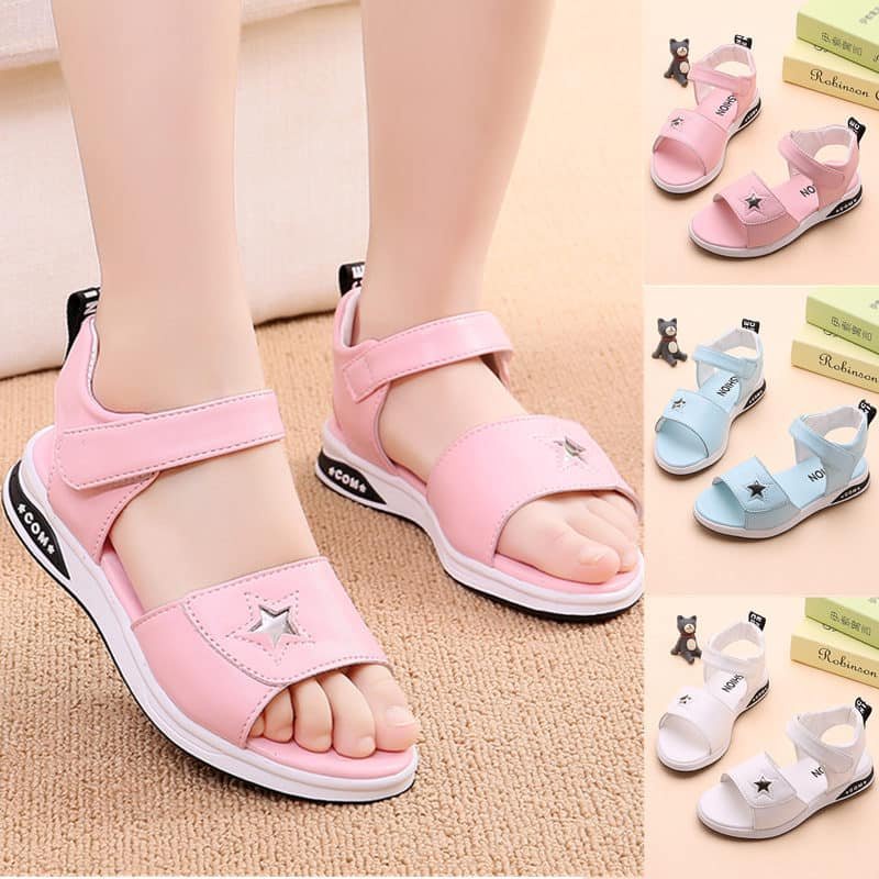 Dép Sandal họa tiết ngôi sao cho bé gái BEESHOP GD2204