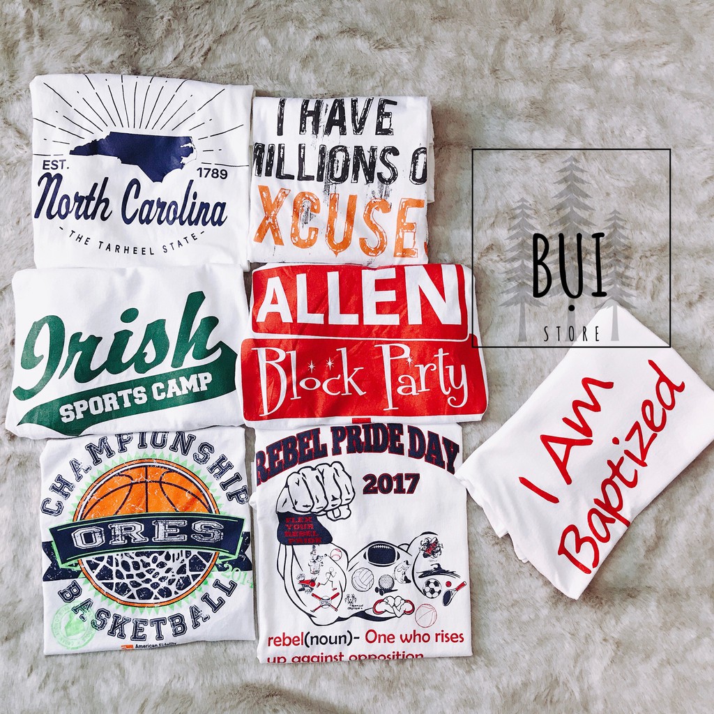 Thun trắng Unisex Mỹ