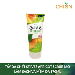 Tẩy Da Chết St.Ives Apricot Scrub Mơ Làm Sạch Và Mềm Da 170ml - USA Chính Hãng