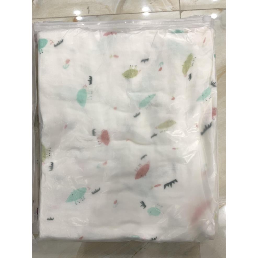 Khăn Tắm Cho Bé Cotton Sợi Tre 3 Lớp 90 x70cm