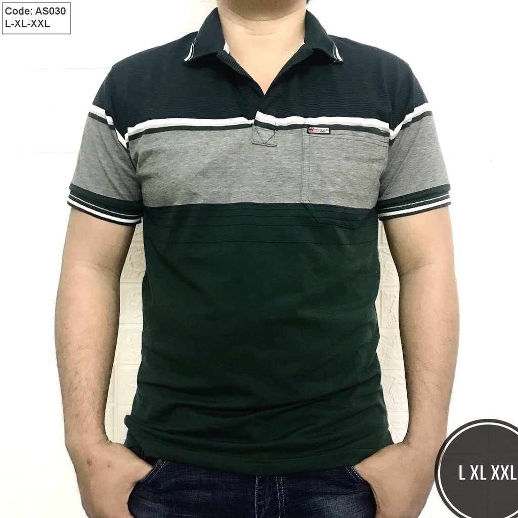 Áo Thun Nam Lớn Tuổi Có Túi BIG SIZE 90KG -Áo Thun Nam Có Túi Trung Niên ( chất liệu 100% cotton mềm mịn)