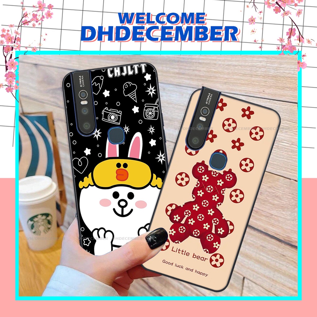 Ốp lưng Vivo V15 / V15 PRO in hình gấu K@ws, gấu nâu, dor@emon RẺ- ĐẸP- BỀN