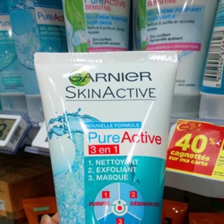 Sữa rửa mặt Ganier SkinActive 3in1