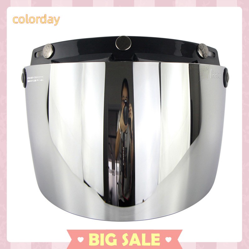 Kính Chắn Gió 3 Bước Lật Lên Xuống Cho Mũ Bảo Hiểm Xe Máy