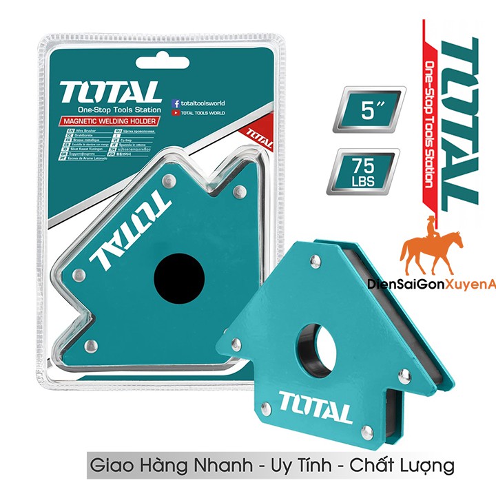 Ke Góc Nam Châm Hàn 3 Góc 3inch 25LBS TOTAL TAMWH25032 - DSG