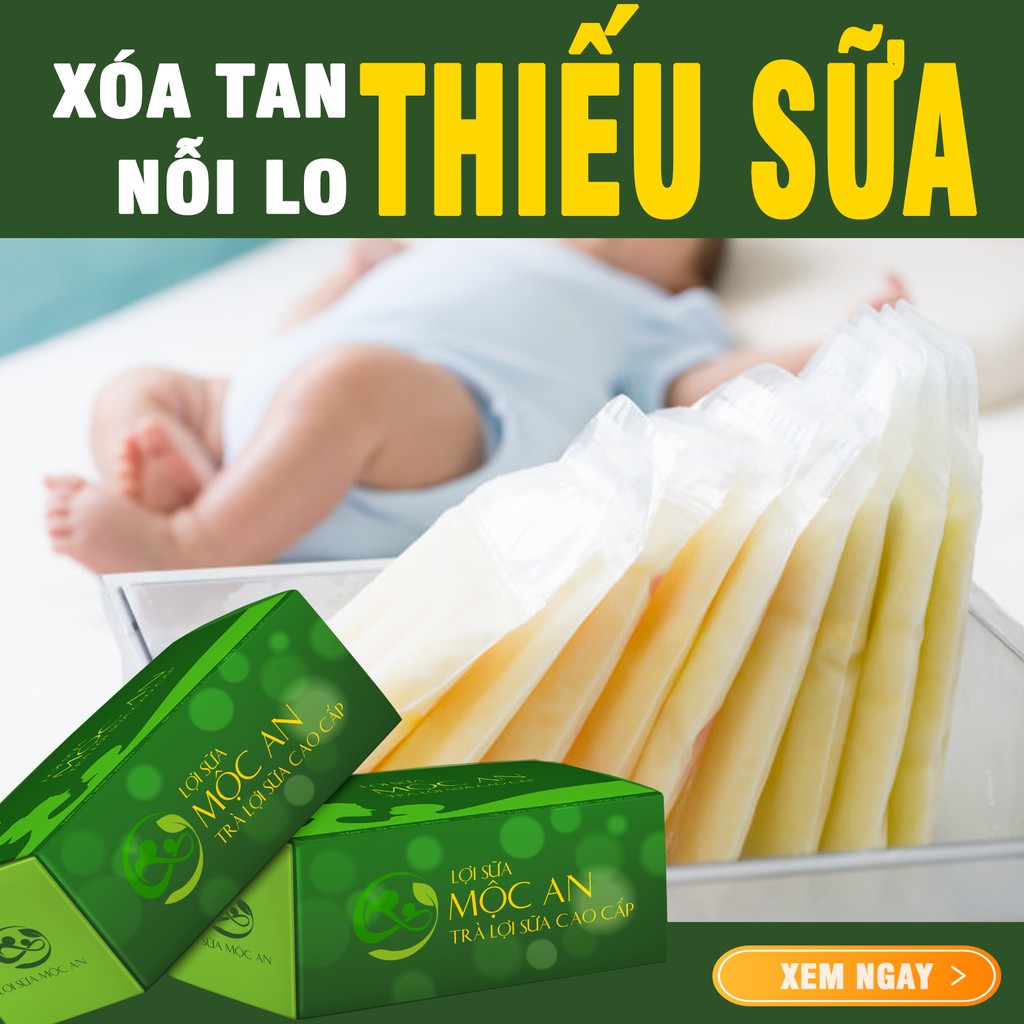 Trà lợi sữa Cao cấp Mộc An - Combo tăng tiết sữa 2 hộp