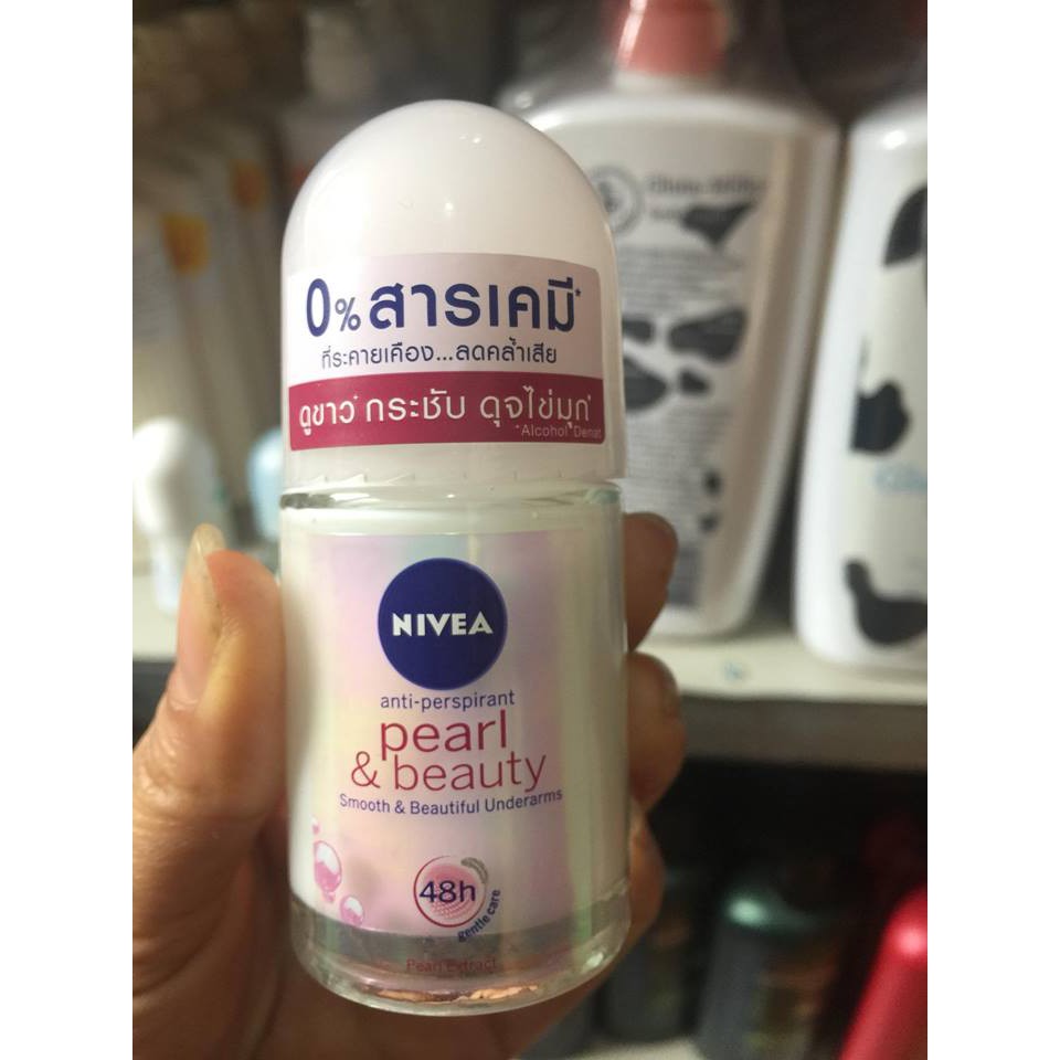 Lăn nách Nivea ngọc trai Thailand 25ml