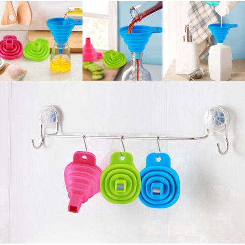 Phễu làm bằng silicone có thể gấp lại tiện dụng