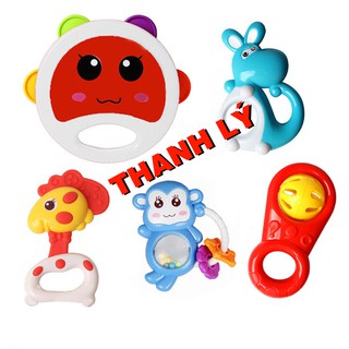 Bộ 5 đồ chơi xúc xắc cho bé yêu < Thanh Lý>