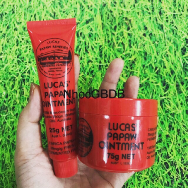 [chuẩn AUTH] Kem đa năng Lucas Papaw Ointment 25gr/ 75gr - Úc