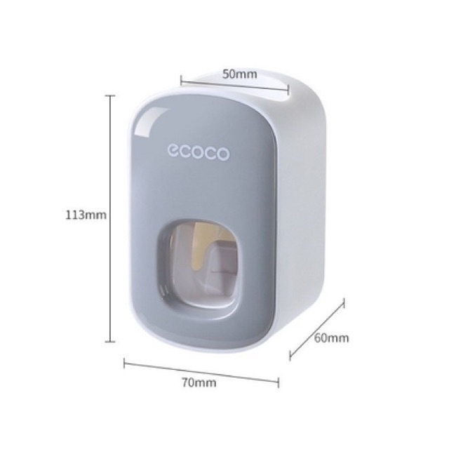Dụng cụ nhả kem đánh răng Ecoco E1922 tự động, Lấy kem đánh răng tự động kiểu dáng đơn sang trọng đẹp mắt