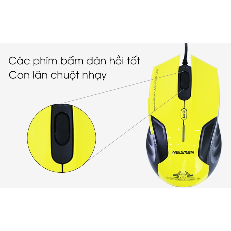 CHUỘT GAMING NEWMEN G7 - TẤT CẢ TRONG TẦM NGẮM - Hàng Chính Hãng