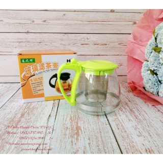 ẤM PHA TRÀ THỦY TINH LƯỚI LỌC 700ML