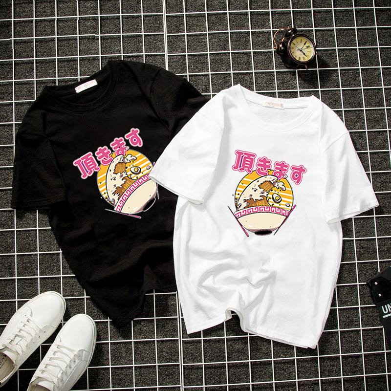 Áo thun nam nữ họa tiết Nhật Bản form rộng vải dày mịn 2020T2860