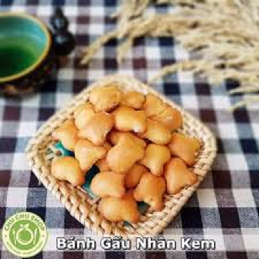 [Mã 1512FMCGSALE1 giảm 10% đơn 250K] túi 500g bánh gấu nhân kem