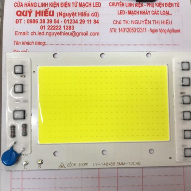 HOT-Nhân pha led 100w COP điện 220v