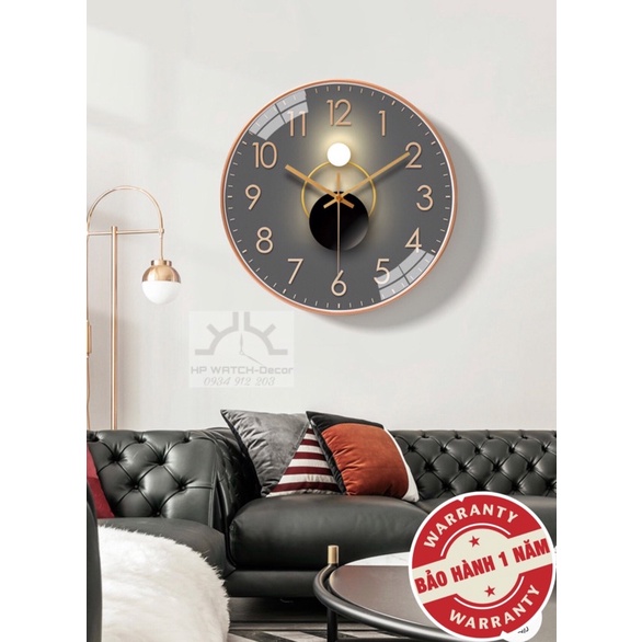 ĐỒNG HỒ TREO TƯỜNG DECOR, ĐỒNG HỒ KIM CHẠY TRÔI; thiết kế phòng khách, văn phòng làm việc, phòng ngủ.
