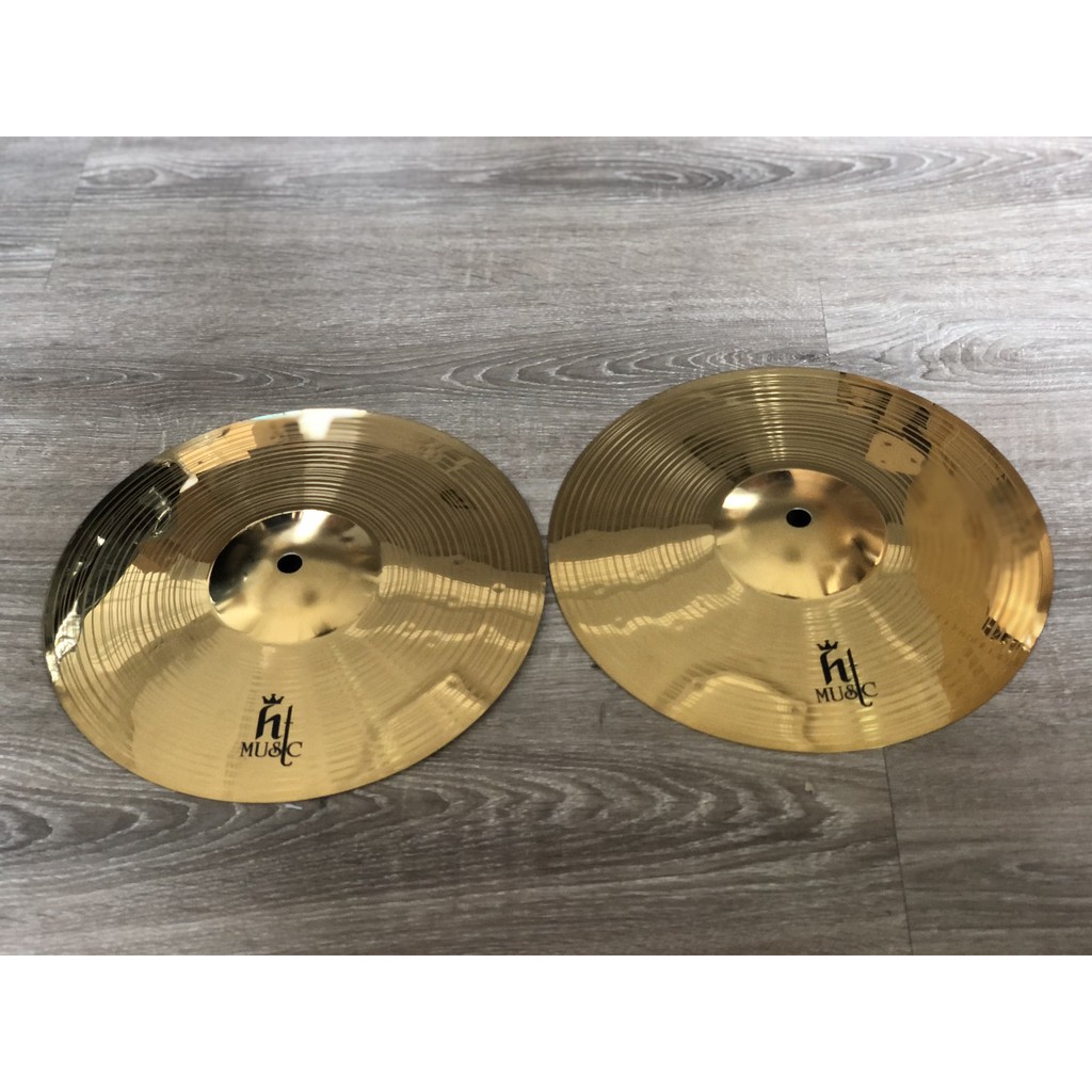 Lá Cymbal HT music 10 inch chơi trống cajon, trống jazz