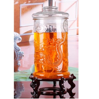 Bình ngâm rượu trụ rồng 12l