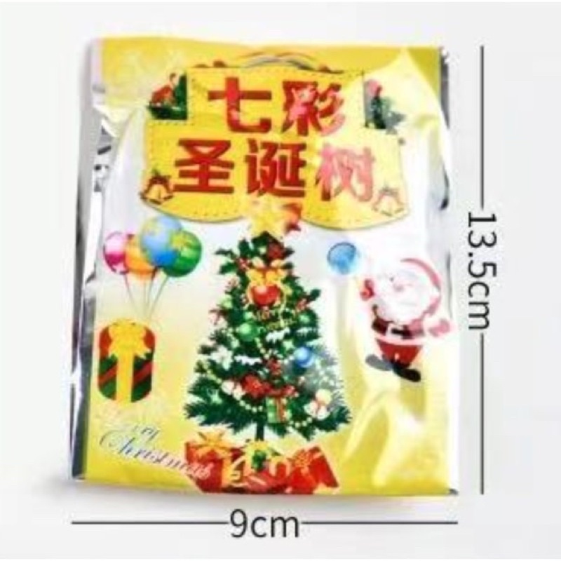 Cây thông noel bằng giấy tự nở hoa